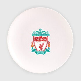 Тарелка с принтом Liverpool logo , фарфор | диаметр - 210 мм
диаметр для нанесения принта - 120 мм | Тематика изображения на принте: ливерпуль
