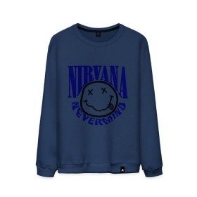 Мужской свитшот хлопок с принтом Nevermind Nirvana , 100% хлопок |  | kurt kobain | nirvana | курт кобейн | музыкальные группы | нирвана | рок группы