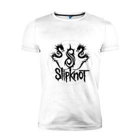 Мужская футболка премиум с принтом Slipknot dragons logo , 92% хлопок, 8% лайкра | приталенный силуэт, круглый вырез ворота, длина до линии бедра, короткий рукав | metall | punk | rock | slipknot | метал | металл | нью метал | панк | панк рок | рок | слипкнот
