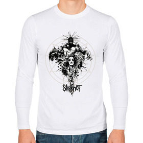 Мужской лонгслив хлопок с принтом Slipknot illustration masks , 100% хлопок |  | metall | punk | rock | slipknot | метал | металл | нью метал | панк | панк рок | рок | слипкнот
