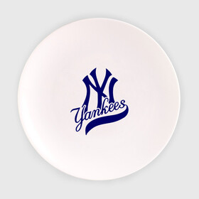 Тарелка с принтом NY - Yankees , фарфор | диаметр - 210 мм
диаметр для нанесения принта - 120 мм | new york yankees | swag | нью йорк янкис | сваг | свэг