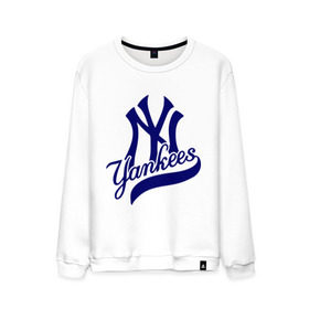 Мужской свитшот хлопок с принтом NY - Yankees , 100% хлопок |  | Тематика изображения на принте: new york yankees | swag | нью йорк янкис | сваг | свэг