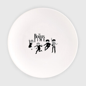 Тарелка с принтом The Beatles time , фарфор | диаметр - 210 мм
диаметр для нанесения принта - 120 мм | beatles | битлз | битлс | время битлов