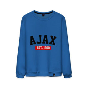 Мужской свитшот хлопок с принтом FC Ajax Est. 1900 , 100% хлопок |  | Тематика изображения на принте: fc ajax est. 1900 | аякс | фк ajax | фк аякс