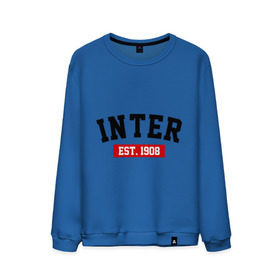 Мужской свитшот хлопок с принтом FC Inter Est. 1908 , 100% хлопок |  | fc inter | fc inter est 1908 | inter | интер | фк интер