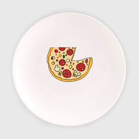 Тарелка с принтом Пицца парная , фарфор | диаметр - 210 мм
диаметр для нанесения принта - 120 мм | Тематика изображения на принте: pizza | влюбленным | для влюбленных | для двоих | для пар | парные | пицца