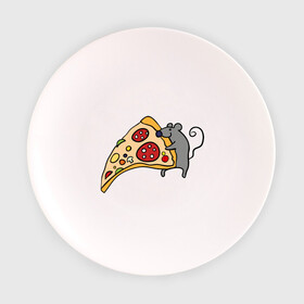 Тарелка с принтом Кусочек пиццы парная , фарфор | диаметр - 210 мм
диаметр для нанесения принта - 120 мм | Тематика изображения на принте: pizza | влюбленным | для влюбленных | для двоих | для пар | мышонок | пара | парные | пицца