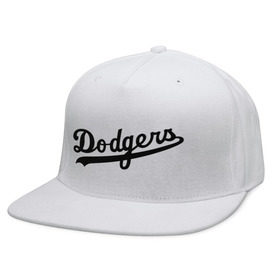 Кепка снепбек с прямым козырьком с принтом Dodgers , хлопок 100% |  | baseball | dodgers | los angeles dodgers | бейсбол | доджерс | лос анджелес доджерс | спорт