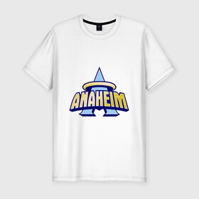 Мужская футболка премиум с принтом Los Angeles Angels of Anaheim , 92% хлопок, 8% лайкра | приталенный силуэт, круглый вырез ворота, длина до линии бедра, короткий рукав | baseball | los angeles angels of anaheim | бейсбол | спорт