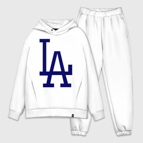 Мужской костюм хлопок OVERSIZE с принтом Los Angeles Dodgers logo ,  |  | Тематика изображения на принте: baseball | la | los angeles dodgers | бейсбол | лос анджелес доджерс | спорт