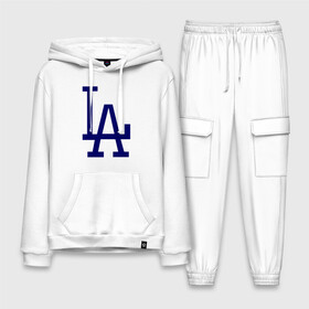 Мужской костюм хлопок с толстовкой с принтом Los Angeles Dodgers logo ,  |  | baseball | la | los angeles dodgers | бейсбол | лос анджелес доджерс | спорт