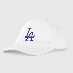 Детская бейсболка с принтом Los Angeles Dodgers logo , 100% хлопок | классический козырек, металлическая застежка-регулятор размера | Тематика изображения на принте: baseball | la | los angeles dodgers | бейсбол | лос анджелес доджерс | спорт