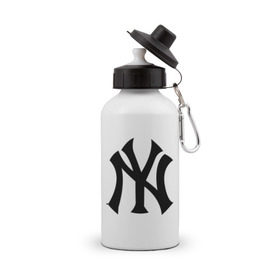 Бутылка спортивная с принтом New York Yankees , металл | емкость — 500 мл, в комплекте две пластиковые крышки и карабин для крепления | Тематика изображения на принте: baseball | new york yankees | бейсбол | нью йорк янкиз | спорт | янки