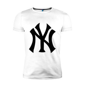 Мужская футболка премиум с принтом New York Yankees , 92% хлопок, 8% лайкра | приталенный силуэт, круглый вырез ворота, длина до линии бедра, короткий рукав | Тематика изображения на принте: baseball | new york yankees | бейсбол | нью йорк янкиз | спорт | янки