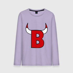 Мужской лонгслив хлопок с принтом B-Bulls , 100% хлопок |  | chicago bulls | swag | swag style | быки | одежда сваг | сваг | сваг стиль | свег | свог | свэг | чикаго буллз