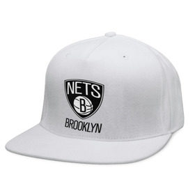 Кепка снепбек с прямым козырьком с принтом Nets Brooklyn , хлопок 100% |  | бруклин