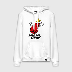 Женская толстовка хлопок с принтом Miami Heat-logo , френч-терри, мягкий теплый начес внутри (100% хлопок) | карман-кенгуру, эластичные манжеты и нижняя кромка, капюшон с подкладом и шнурком | basketball | nba | баскетболл | лого баскетбольных клубов | майами | нба