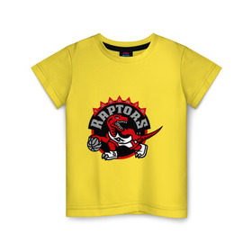 Детская футболка хлопок с принтом Toronto , 100% хлопок | круглый вырез горловины, полуприлегающий силуэт, длина до линии бедер | basketball | nba | баскетболл | лого баскетбольных клубов | нба | рапторс | торонто
