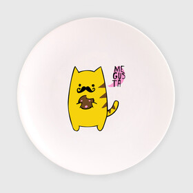 Тарелка с принтом Me gusta cake , фарфор | диаметр - 210 мм
диаметр для нанесения принта - 120 мм | megusta | девушкам | для девушек | животные | кот | кошка | мигуста | мило
