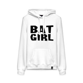 Женская толстовка хлопок с принтом Bat Girl , френч-терри, мягкий теплый начес внутри (100% хлопок) | карман-кенгуру, эластичные манжеты и нижняя кромка, капюшон с подкладом и шнурком | Тематика изображения на принте: крылья