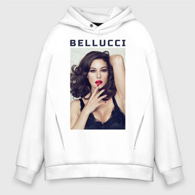 Мужское худи Oversize хлопок с принтом Bellucci red lips , френч-терри — 70% хлопок, 30% полиэстер. Мягкий теплый начес внутри —100% хлопок | боковые карманы, эластичные манжеты и нижняя кромка, капюшон на магнитной кнопке | bellucci | monica belucci | беллуччи | беллуччи с красной помадой | моника беллуччи