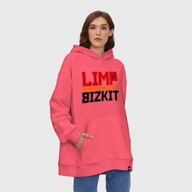 Худи SuperOversize хлопок с принтом Limp Bizkit (2) , 70% хлопок, 30% полиэстер, мягкий начес внутри | карман-кенгуру, эластичная резинка на манжетах и по нижней кромке, двухслойный капюшон
 | rock | лимп бизкит | рок группа | рок музыка