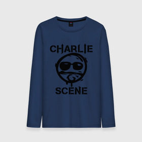 Мужской лонгслив хлопок с принтом Charlie Scene (HU) , 100% хлопок |  | charlie | charlie scene | scene | панк | рок | чарли шин