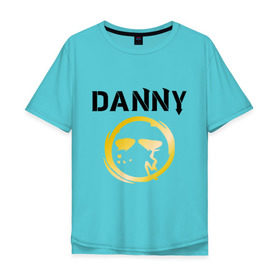 Мужская футболка хлопок Oversize с принтом Danny (HU) , 100% хлопок | свободный крой, круглый ворот, “спинка” длиннее передней части | danny | hollywood undead | дени | денни | маска danny | реп | рок реп