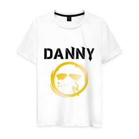 Мужская футболка хлопок с принтом Danny (HU) , 100% хлопок | прямой крой, круглый вырез горловины, длина до линии бедер, слегка спущенное плечо. | danny | hollywood undead | дени | денни | маска danny | реп | рок реп