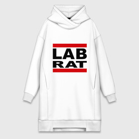 Платье-худи хлопок с принтом Lab Rat ,  |  | Тематика изображения на принте: banksy | бенкси | бэнкси | графити | граффити | стрит арт | стритарт