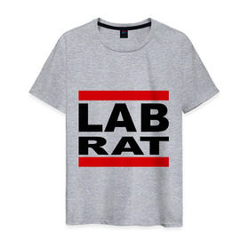 Мужская футболка хлопок с принтом Lab Rat , 100% хлопок | прямой крой, круглый вырез горловины, длина до линии бедер, слегка спущенное плечо. | banksy | бенкси | бэнкси | графити | граффити | стрит арт | стритарт