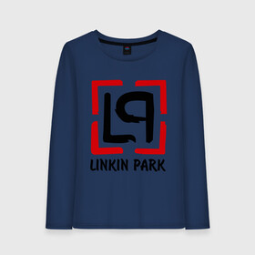 Женский лонгслив хлопок с принтом Linkin park , 100% хлопок |  | lp | rock | линкин парк | музыка | рок группа