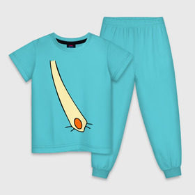 Детская пижама хлопок с принтом Карлсон c пропеллером , 100% хлопок |  брюки и футболка прямого кроя, без карманов, на брюках мягкая резинка на поясе и по низу штанин
 | лямка | мультик | мультфильм | подтяжки | пуговица | штаны