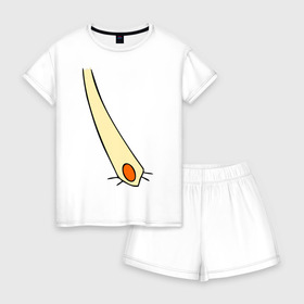 Женская пижама с шортиками хлопок с принтом Карлсон c пропеллером , 100% хлопок | футболка прямого кроя, шорты свободные с широкой мягкой резинкой | лямка | мультик | мультфильм | подтяжки | пуговица | штаны