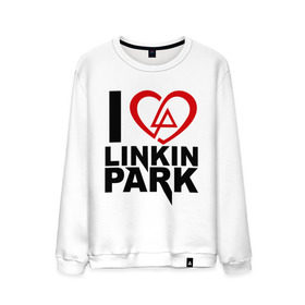 Мужской свитшот хлопок с принтом I love linkin park (Я люблю Linkin Park) , 100% хлопок |  | rock | линкин парк | музыкальная группа | рок группа | рок музыка
