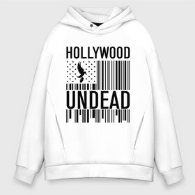 Мужское худи Oversize хлопок с принтом Hollywood Undead flag , френч-терри — 70% хлопок, 30% полиэстер. Мягкий теплый начес внутри —100% хлопок | боковые карманы, эластичные манжеты и нижняя кромка, капюшон на магнитной кнопке | hollywood undead | hu | hu mask one color | undead | птица с гранатой | рок реп группа hollywood undead