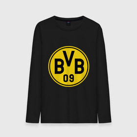 Мужской лонгслив хлопок с принтом Borussia Dortmund , 100% хлопок |  | боруссия | дортмунд