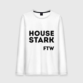 Мужской лонгслив хлопок с принтом House Stark FTW , 100% хлопок |  | Тематика изображения на принте: game of thrones | дом старков | игра престолов | игры престолов | сериал