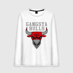 Мужской лонгслив хлопок с принтом Gangsta bulls , 100% хлопок |  | bshirts | bulls | cihago bulls | gangsta bulls | swag | sweg | бык | красный бык | сваг | свег | чикаго булс