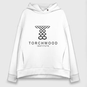 Женское худи Oversize хлопок с принтом Torchwood Institute , френч-терри — 70% хлопок, 30% полиэстер. Мягкий теплый начес внутри —100% хлопок | боковые карманы, эластичные манжеты и нижняя кромка, капюшон на магнитной кнопке | Тематика изображения на принте: doctor | doctor who | torchwood | доктор | доктор кто | торчвуд