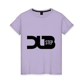 Женская футболка хлопок с принтом DJ DubStep , 100% хлопок | прямой крой, круглый вырез горловины, длина до линии бедер, слегка спущенное плечо | deejay | dub step | dubstep | дабстеп | диджей | музыка