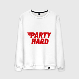 Мужской свитшот хлопок с принтом Party Hard , 100% хлопок |  | hard | party | party hard | swag | sweg | сваг