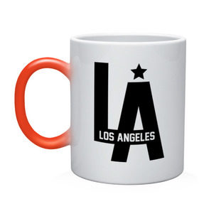 Кружка хамелеон с принтом Los Angeles Star , керамика | меняет цвет при нагревании, емкость 330 мл | la | la style | los andgeles | los angeles | rnd | star | usa | америка | город ангелов | города | лос анджелес | лос анжелес | лосанджелес | лосанжелес | рэп | страны | сша | штаты