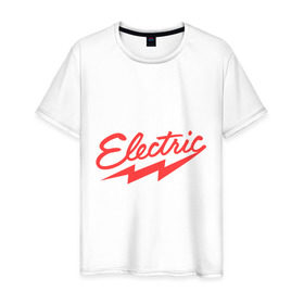 Мужская футболка хлопок с принтом Electric Ray , 100% хлопок | прямой крой, круглый вырез горловины, длина до линии бедер, слегка спущенное плечо. | Тематика изображения на принте: 