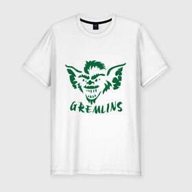 Мужская футболка премиум с принтом Гремлины (Gremlins) , 92% хлопок, 8% лайкра | приталенный силуэт, круглый вырез ворота, длина до линии бедра, короткий рукав | gremlins | гремлин | мифические существа | мифы