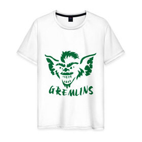 Мужская футболка хлопок с принтом Гремлины (Gremlins) , 100% хлопок | прямой крой, круглый вырез горловины, длина до линии бедер, слегка спущенное плечо. | gremlins | гремлин | мифические существа | мифы
