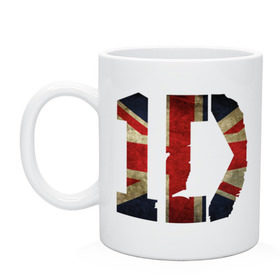 Кружка с принтом 1D British flag , керамика | объем — 330 мл, диаметр — 80 мм. Принт наносится на бока кружки, можно сделать два разных изображения | Тематика изображения на принте: 1d | british flag | flag | keep calm | music | one direction | британский флаг | флаг