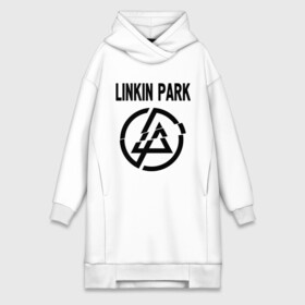 Платье-худи хлопок с принтом Linkin Park ,  |  | linkin park | rock | альтернативный метал | альтернативный рок | линкин парк | ню метал | рок | рэпкор | электроник рок