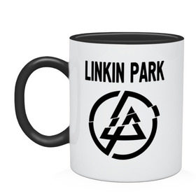 Кружка двухцветная с принтом Linkin Park , керамика | объем — 330 мл, диаметр — 80 мм. Цветная ручка и кайма сверху, в некоторых цветах — вся внутренняя часть | linkin park | rock | альтернативный метал | альтернативный рок | линкин парк | ню метал | рок | рэпкор | электроник рок