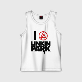 Детская майка хлопок с принтом Linkin Park ,  |  | linkin park | rock | альтернативный метал | альтернативный рок | линкин парк | ню метал | рок | рэпкор | электроник рок